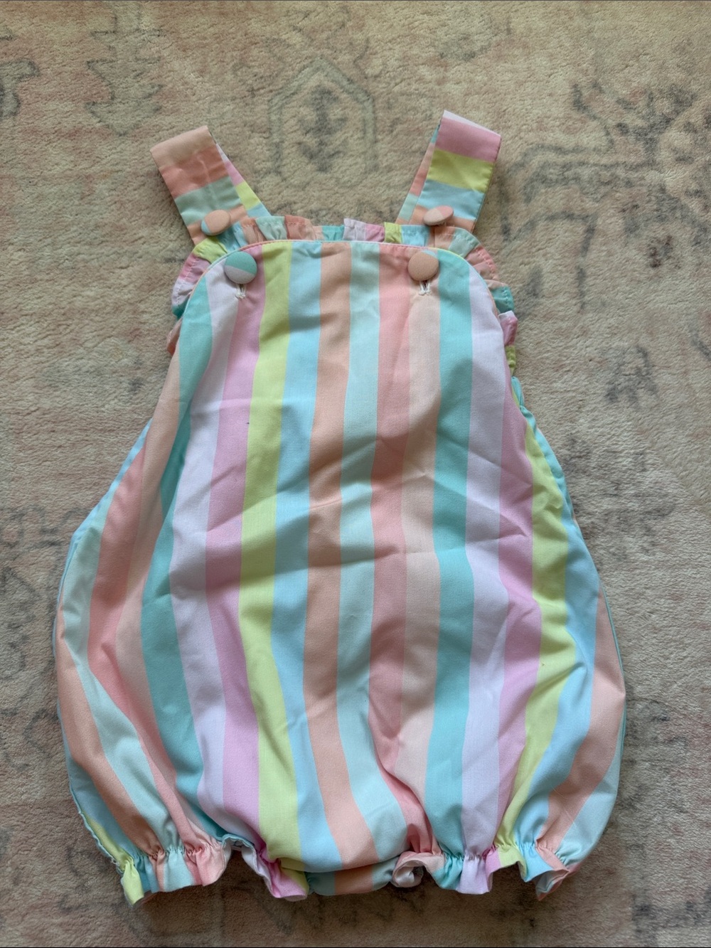 Pastel Rainbow Striped Bubble